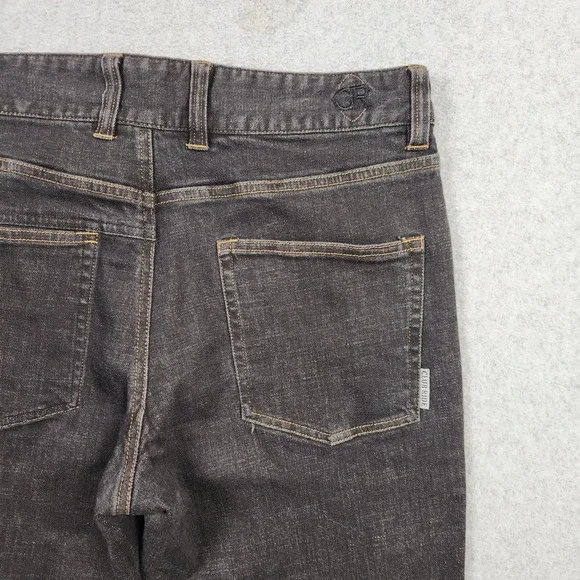 Club Ride Jeans 32x32 Gray Black Cycling Commuter Denim Stretch Reflective - Picture 7 of 13